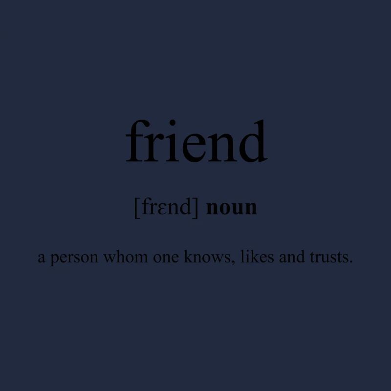 Dictionnaire de définition des amis