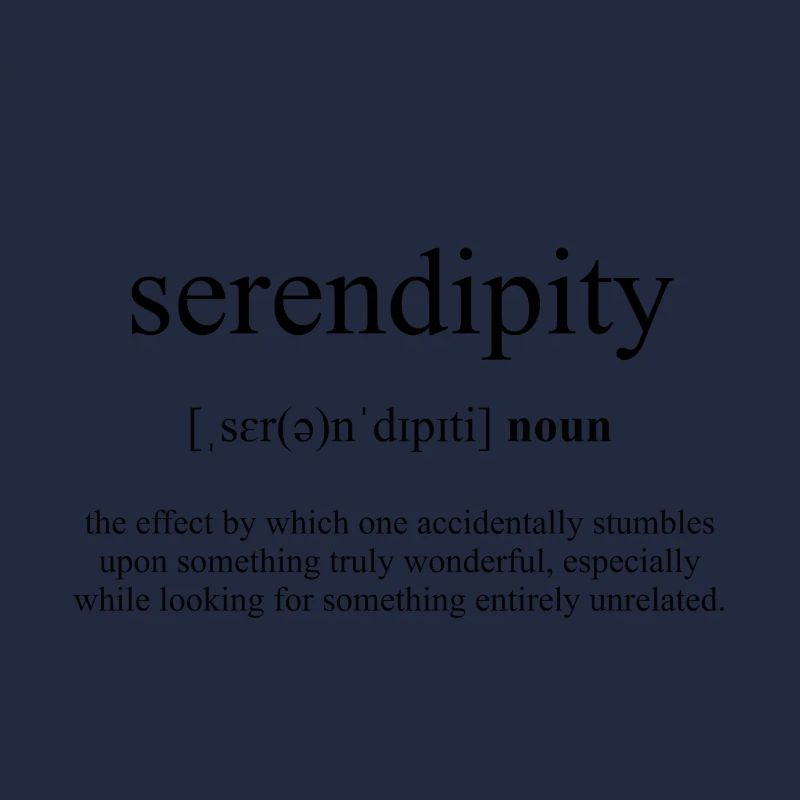 Serendipity (découverte) Définition Dictionary