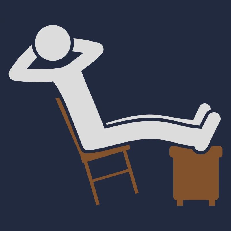 Chillen Mann Stuhl Icon