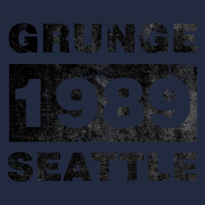 GRUNGE SEATTLE BLACK