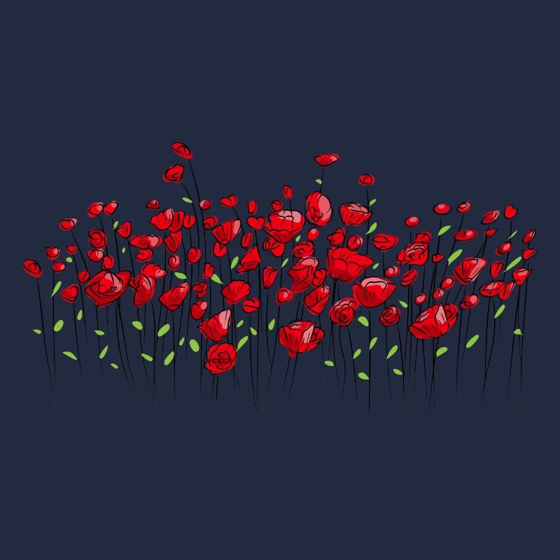 Mohnblume Mohnblumen Ackerrand