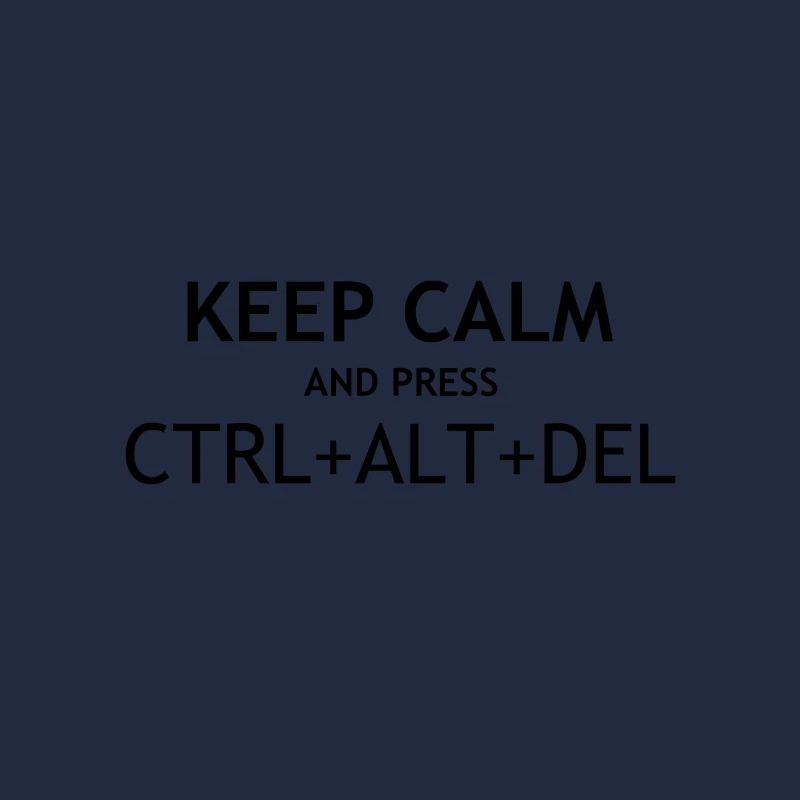 Restez calme et appuyez sur CTRL + ALT + SUPPR