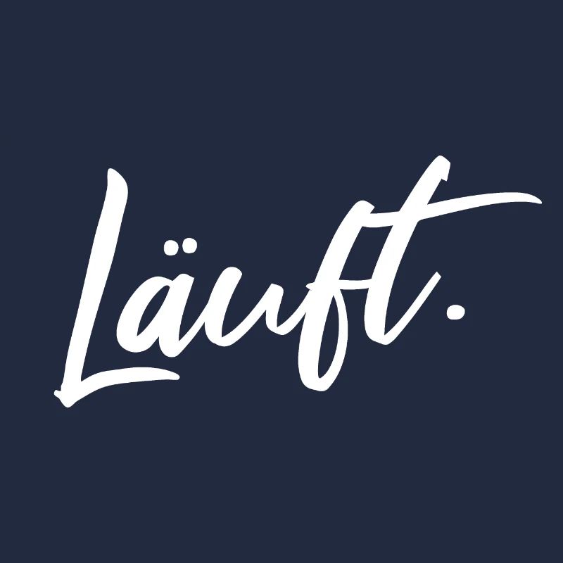 Läuft Statement Läufer Jogging Lustiger Spruch