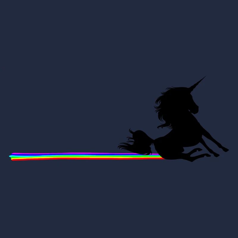 Caca arc-en-ciel de licorne