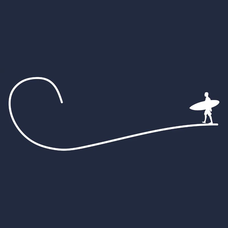 Surf Surfboard Surfer Idée Cadeau