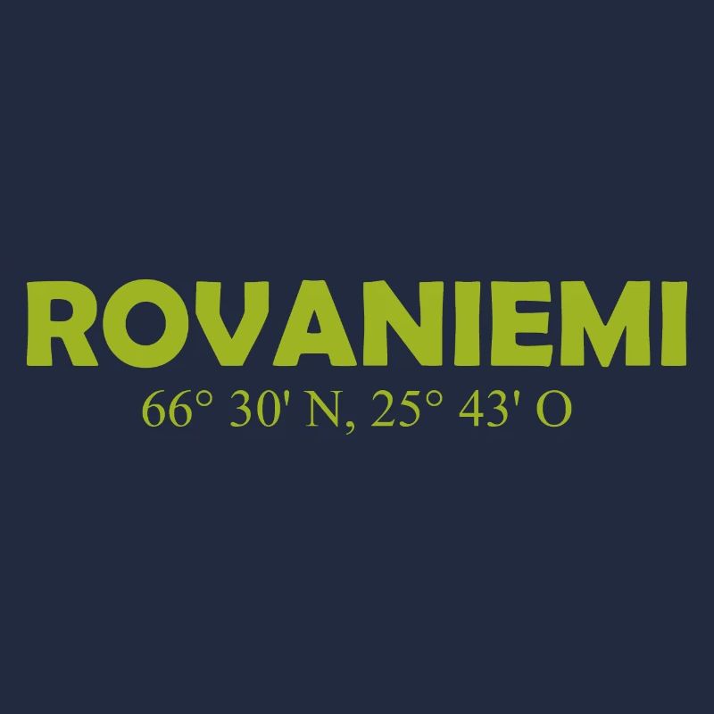 Rovaniemi - Finland - Coordinates - Longitude