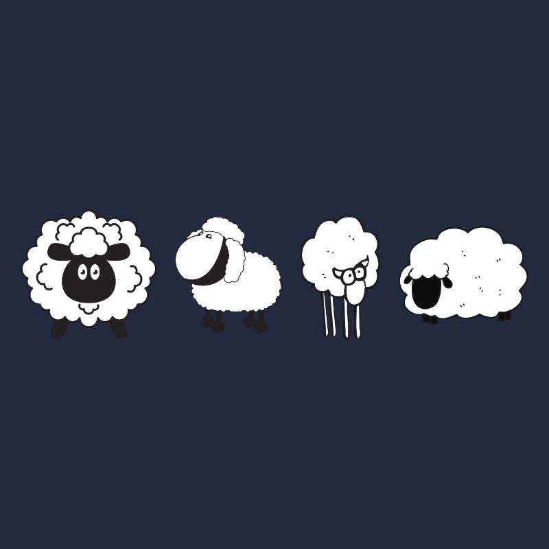 Fun sheep group