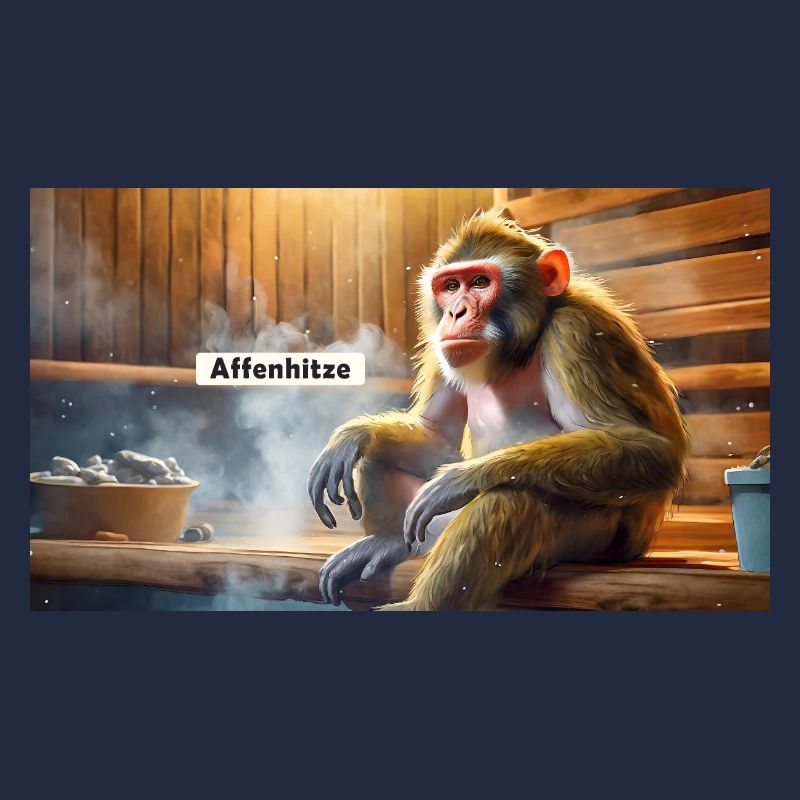 Jeu de mots : expression ambiguë – Affenhitze (chaleur)