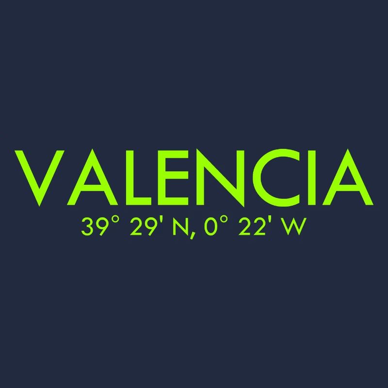 Valencia Spain Coordinates Latitude Longitude