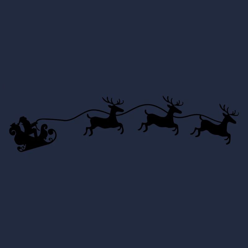 Weihnachtsmann Schlitten