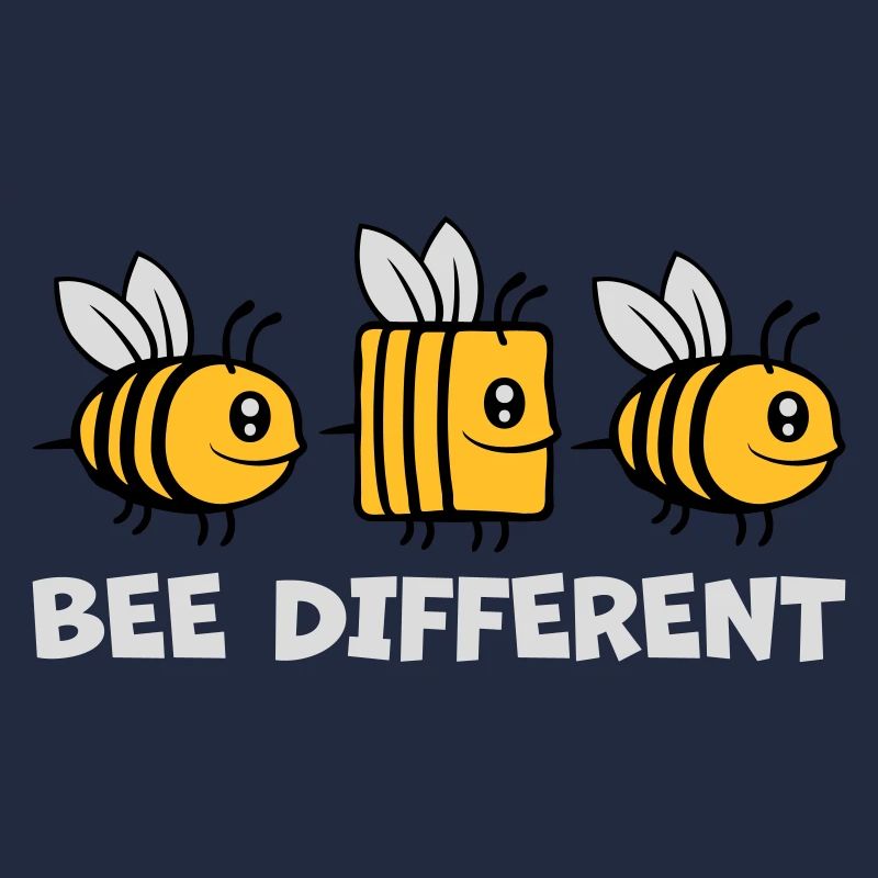 bee different Bienen Zitat