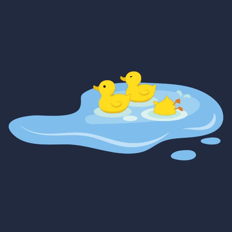 Ducks in a pond
