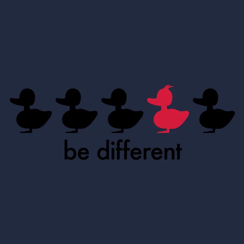 être différente bec de canard de canard Iroquois
