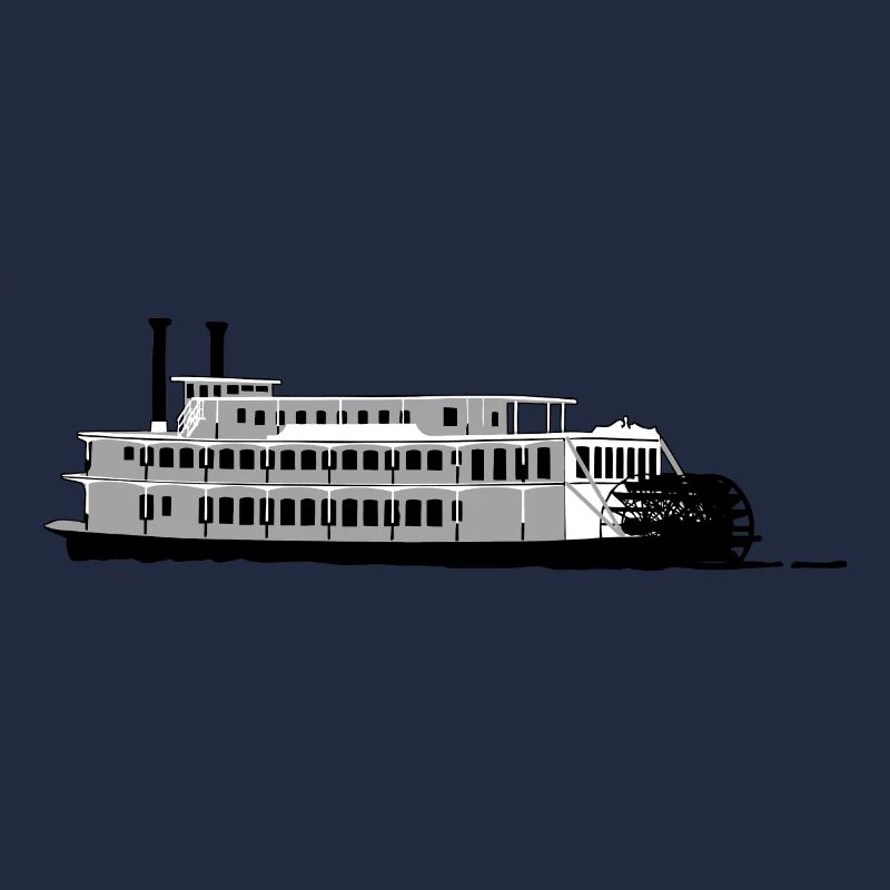Raddampfer - Dampfschiff