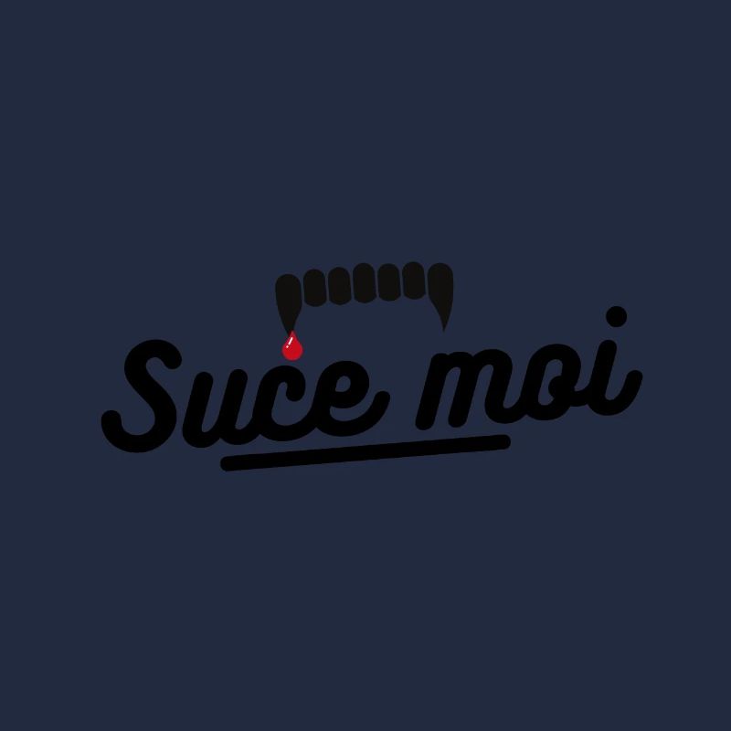 suce moi. t-shirt vampire