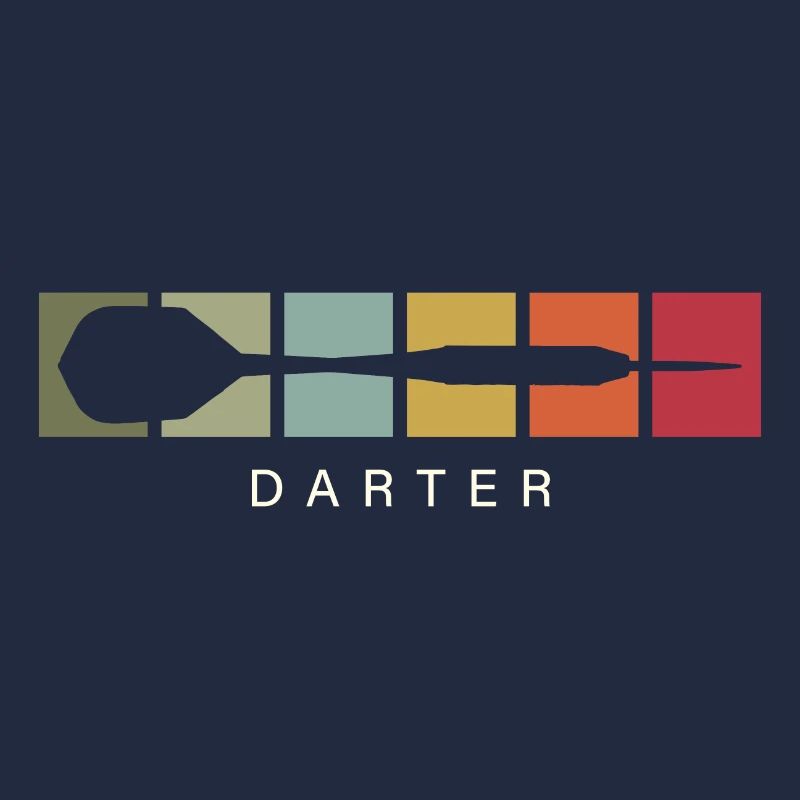 vintage Darter Darts Spruch