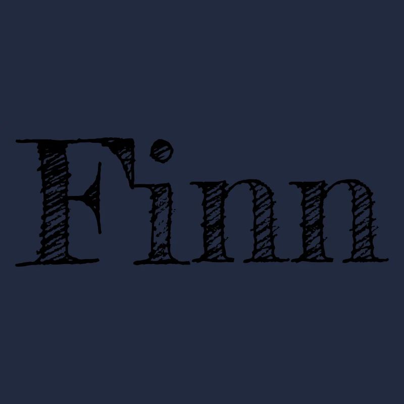 Name Finn Comic Schwarz