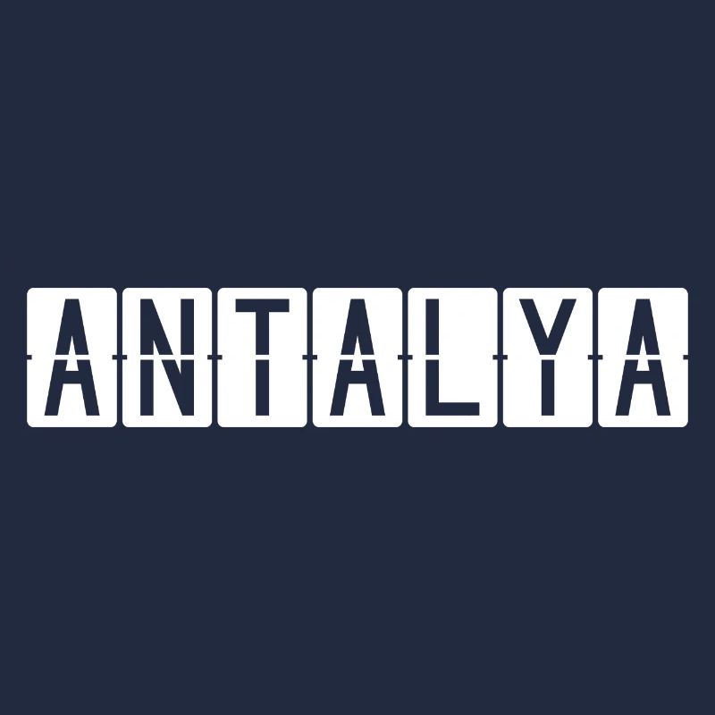 Panneau de l’aéroport d’Antalya