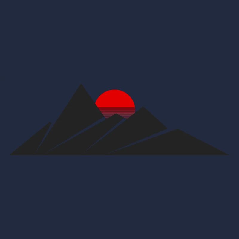 Berge Sonne