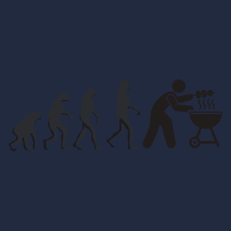 Grillen - Menschliche Evolution