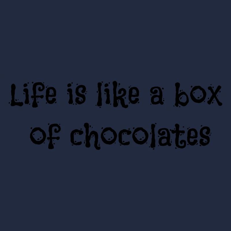 La vie est comme une boîte de chocolats.