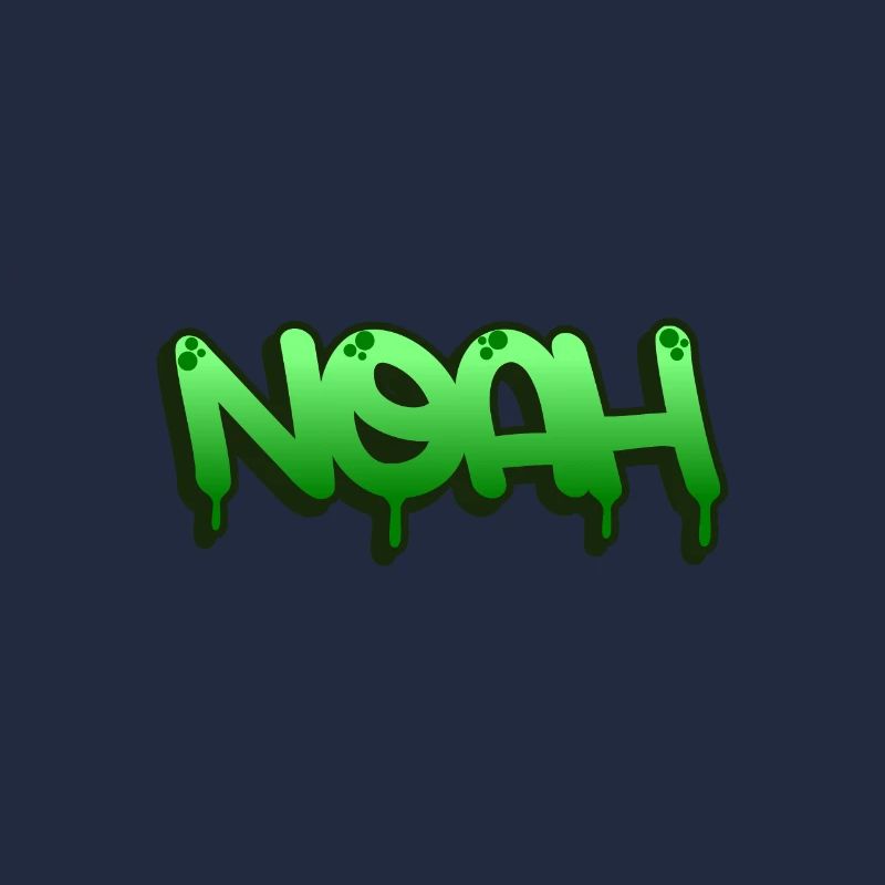 Graffiti Name Noah