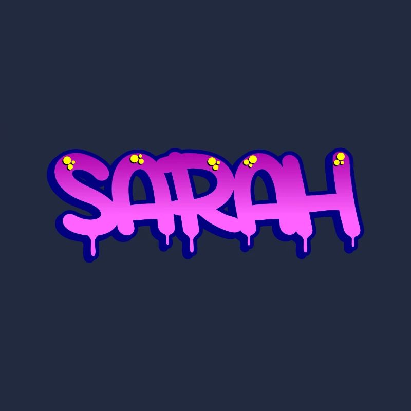 Graffiti Name Sarah