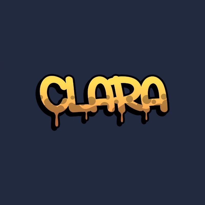 Graffiti-Name Clara