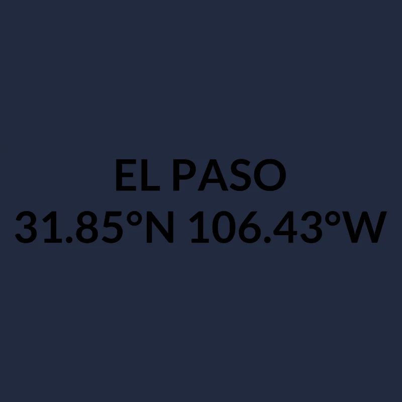 Coordonnées El Paso, Texas, États-Unis