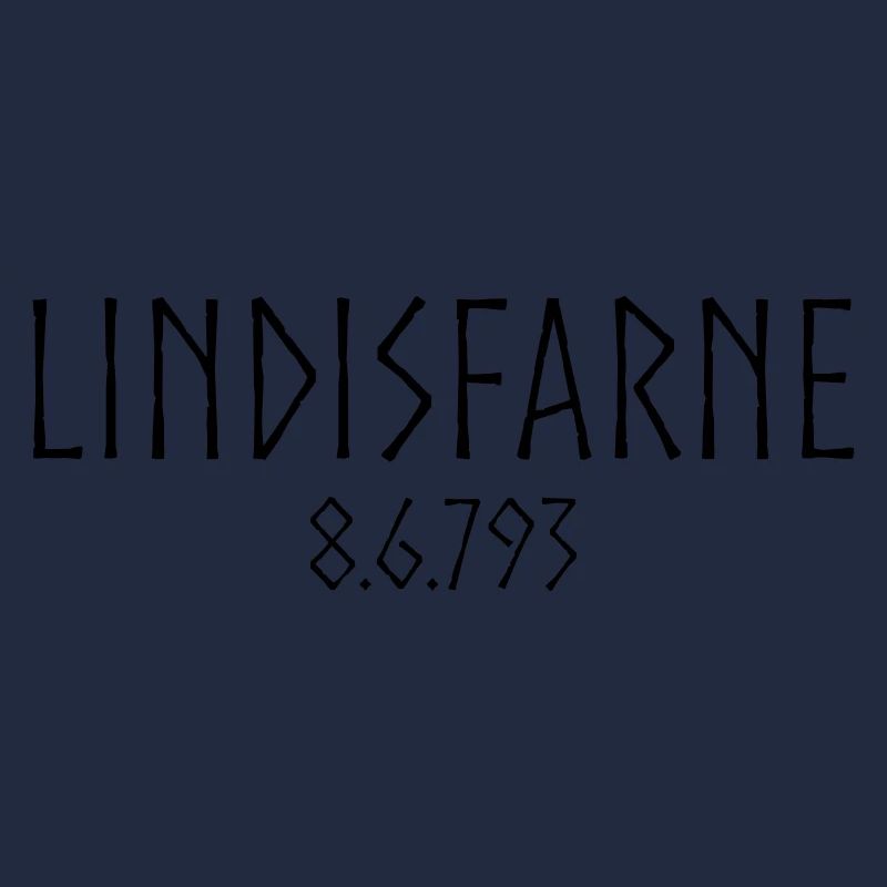 Wikinger Lindisfarne 793 Geschenk Idee