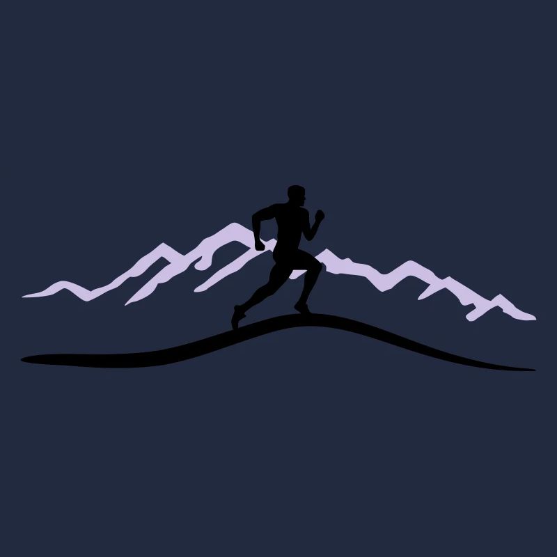 Running, Runner & Mountains
