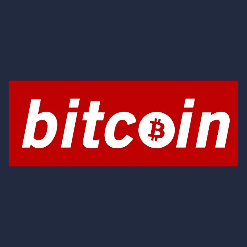 bitcoin - Bitcoin Logo Rouge