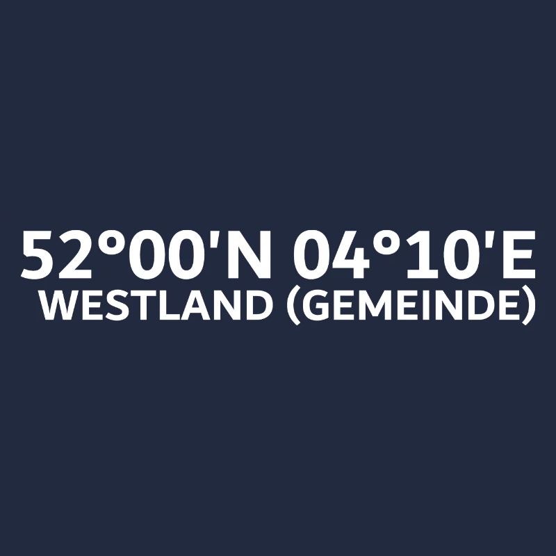 Westland (municipality) Coordinates