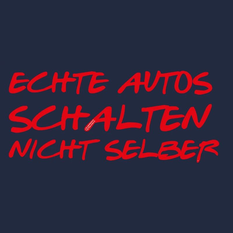 ECHTE AUTOS SCHALTEN NICHT SELBER ROT
