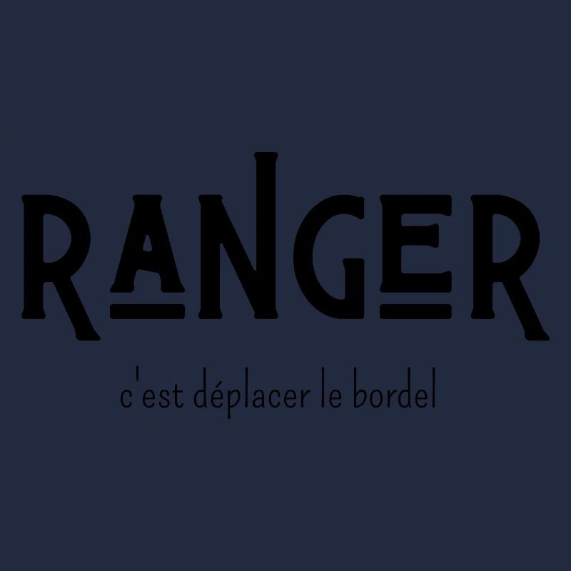 ranger c'est déplacer le bordel