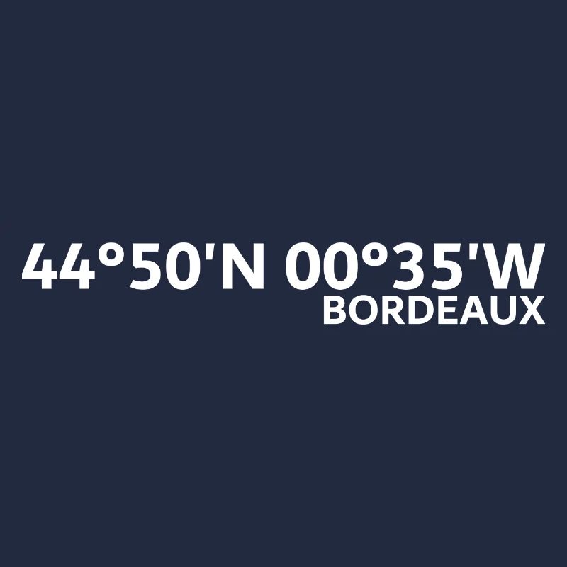 Bordeaux coordinates