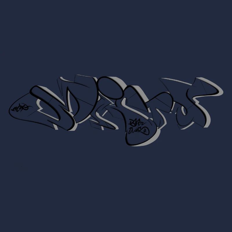Black Lines Micro Graffiti