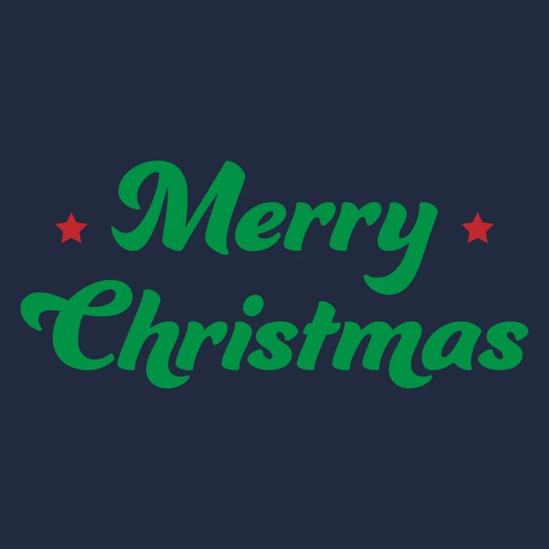 Joyeux Noël Astérisque Vert Rouge