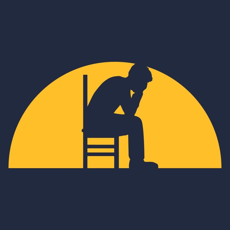 Sun depression man