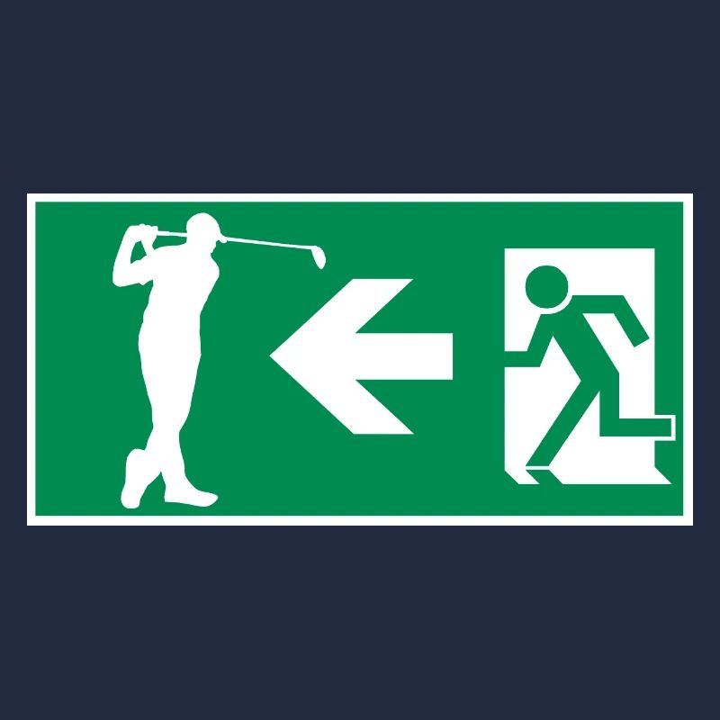 Emergency exit to golf course Golf Hobby Design