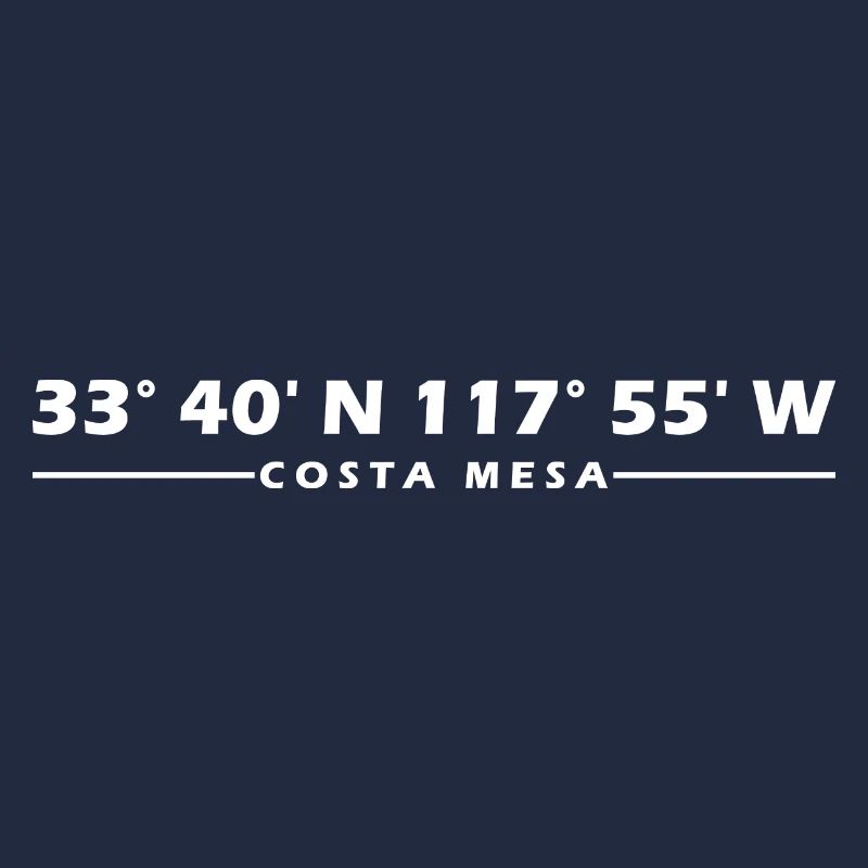 Costa Mesa Coordinates