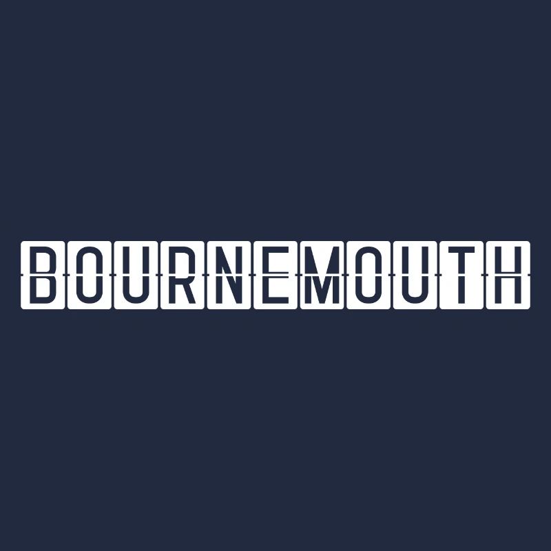 Panneau de l’aéroport de Bournemouth