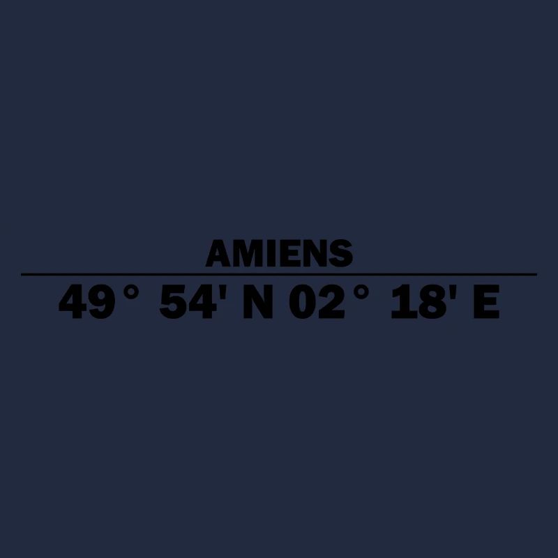 Coordonnées d’Amiens