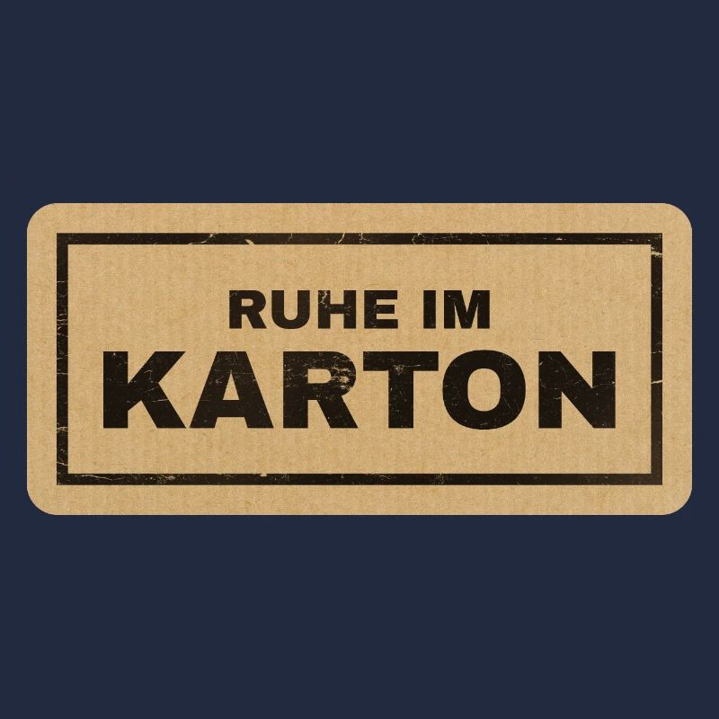 Ruhe im Karton