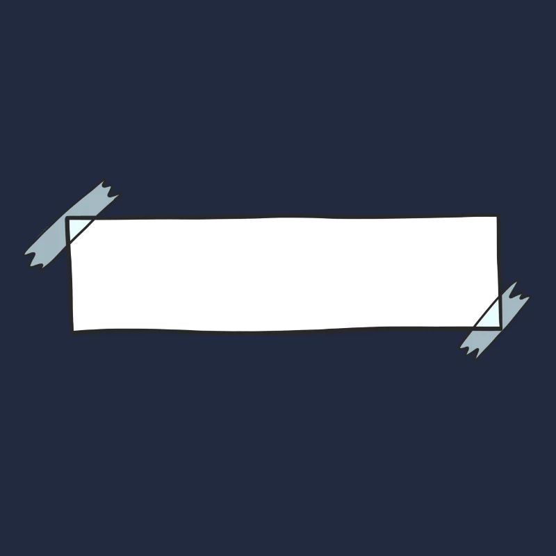 Banner Text Deko Klebeband
