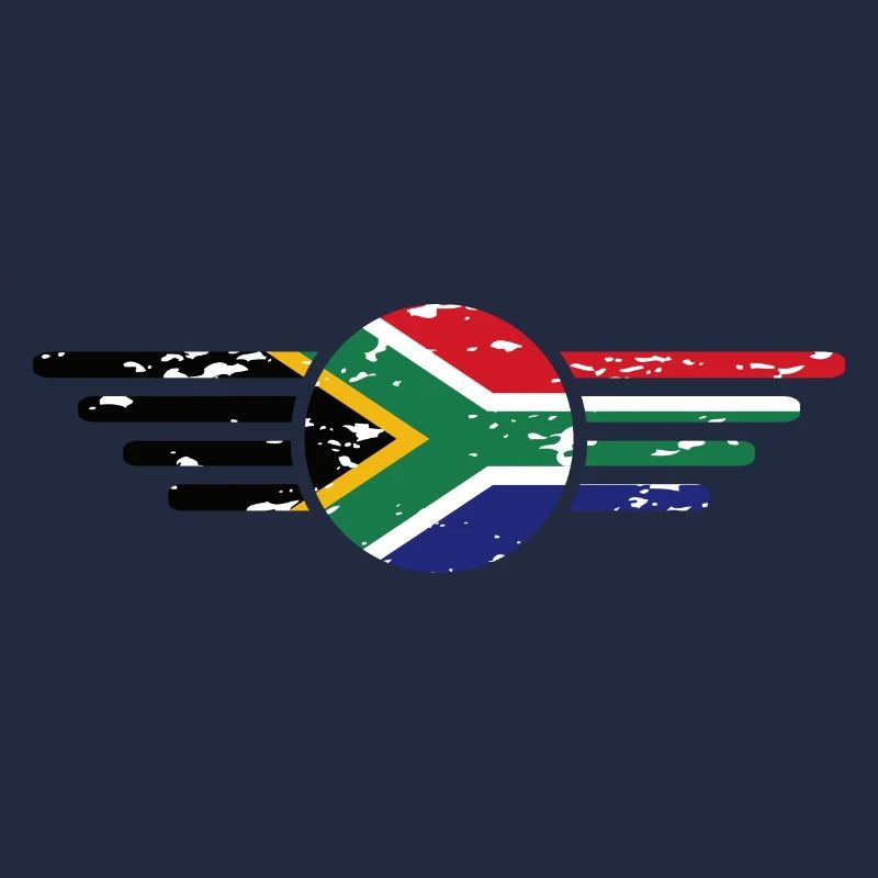 J’aime l’Afrique du Sud, T-Shirt Design de Style Élégance