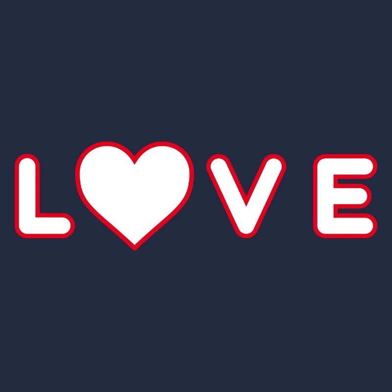 LOVE Design mit Herz