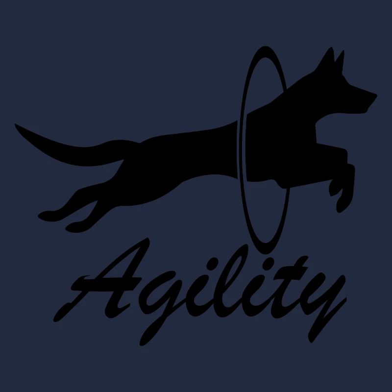 Agilité de chien de chien