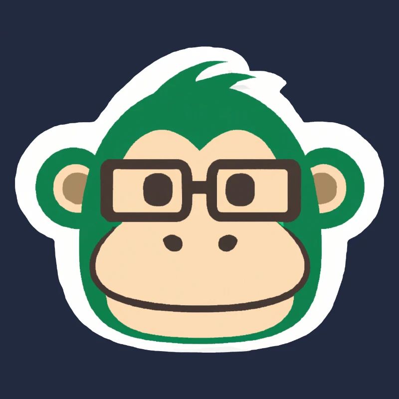 Affe Stickerart