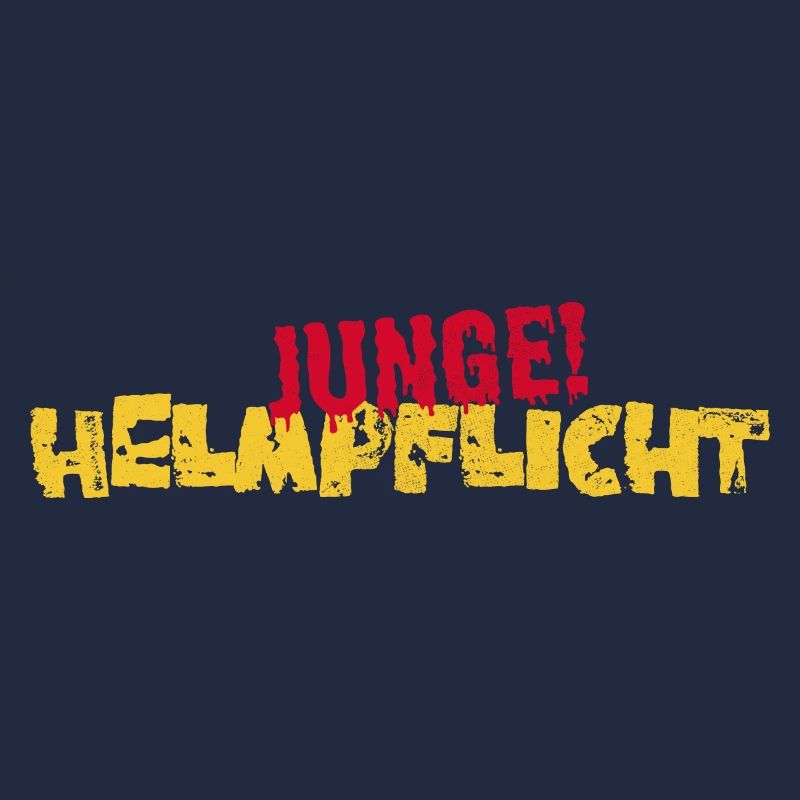 Helmpflicht Junge!